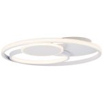 Brilliant Runda Ceiling Light Metal Silicone White 45W 5200lm - 830-865 CCT | 500mm - Remote Control Dimmable