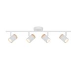 D'Lite Ceiling Light Beitem Metal Frosted White FSC Wood | Suitable For 4x GU10