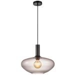 Nordlux Alton Pendant Glass Black | Suitable for E27