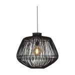 Good&Mojo Pendant Madagascar Rattan Black | Suitable for 1x E27 