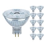 Multipack 10x Ledvance Performance LED Spot Reflector GU5.3 MR16 5W 345lm 36D - 927 Extra Warm White | Best Colour Rendering - Dimmable - Replaces 35W
