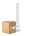 Multipack 10x Noxion Lucent PL-S LED 6W - 830 Warm White | 4-Pin - Replaces 11W