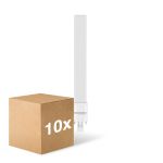 Multipack 10x Noxion Lucent PL-S LED 6W - 830 Warm White | 2-Pin - Replaces 11W