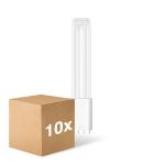 Multipack 10x Ledvance Dulux-L LED 8W - 840 Cool White | 4-Pin - Replaces 18W