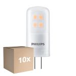 Multipack 10x Philips CorePro LED Capsule G4 Frosted 2.1W 210lm - 827 Extra Warm White | Dimmable - Replaces 20W