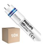 Multipack 10x Philips LED Tube T8 MASTER (HF) High Output 8W 1000lm - 865 Daylight | 60cm - Replaces 18W