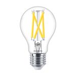Philips Master LED E27 Pear Filament Clear 7.2W 1055lm - 922-927 Dim To Warm | Best Colour Rendering - Dimmable - Replaces 75W
