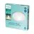 Philips LED Ceiling Light Canopus White 17W 1500lm - 827 Extra Warm White | IP44