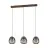 Eglo Pendant Espinal Steel Bronze | IP20 - Suitable for 3x E27 
