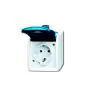 Busch-Jaeger Wall Socket 1V IP44 Ocean