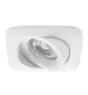 Noxion Recessed Spot Square MR16 Tiltable White | Cutout 70mm - GU10 Socket