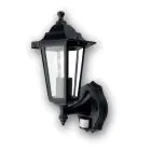D'Lite Wall Light Helora Black | IP44 - Suitable for 1x E27 - Motion Sensor