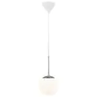 Nordlux Café Pendant Glass White | Suitable for E27