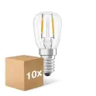 Multipack 10x Ledvance Special LED E14 T26 Filament Clear 1.3W 110lm - 827 Extra Warm White | Replaces 12W