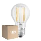 Multipack 10x Ledvance Classic LED E27 Pear Filament Clear 7.5W 1055lm - 940 Cool White | Best Colour Rendering - Dimmable - Replaces 75W