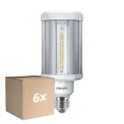 Multipack 6x Philips TrueForce LED E27 HPL Clear 28W 3800lm 360D - 830 Warm White | Replaces 125W