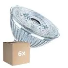 Multipack 6x Osram Superstar LED GU5.3 Spot Clear 3.4W 230lm - 927 Extra Warm White | Dimmable - Best Colour Rendering - Replaces 20W